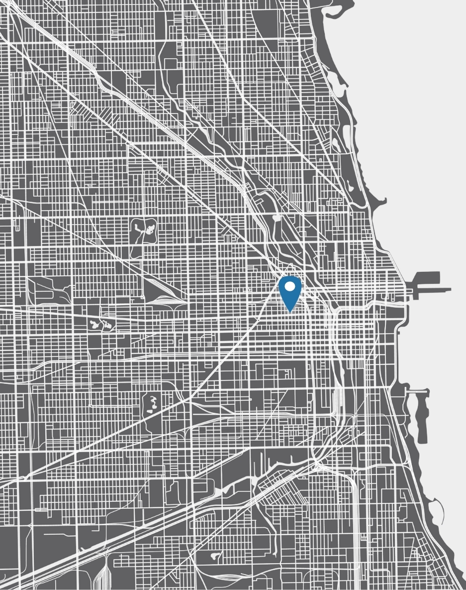 Map Location of 1045 W. Fulton Street