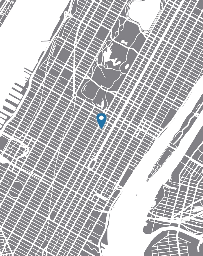 Map Location of 45 East 53rd Street